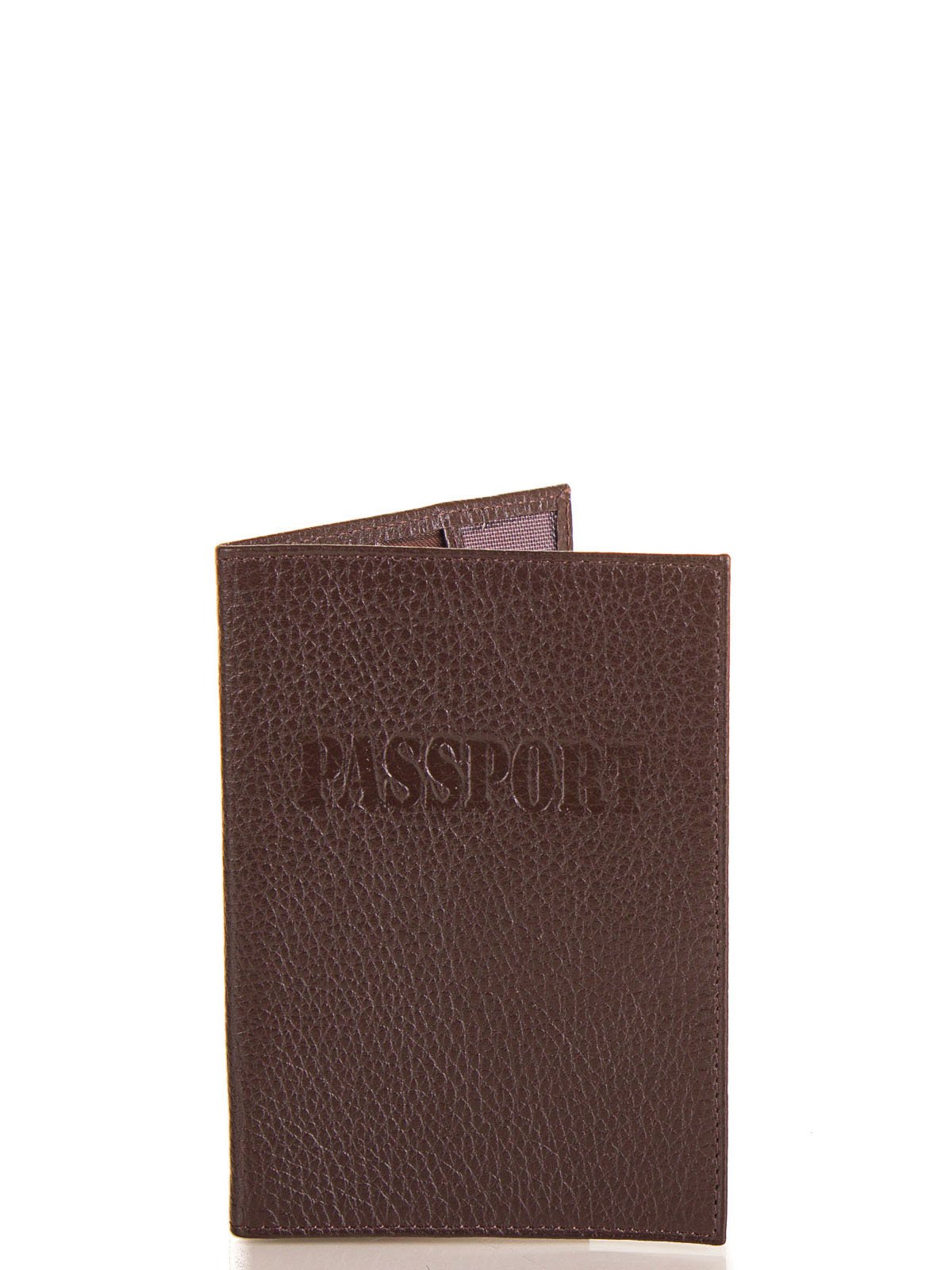 Обкладинка для паспорта коричнева | 4033329