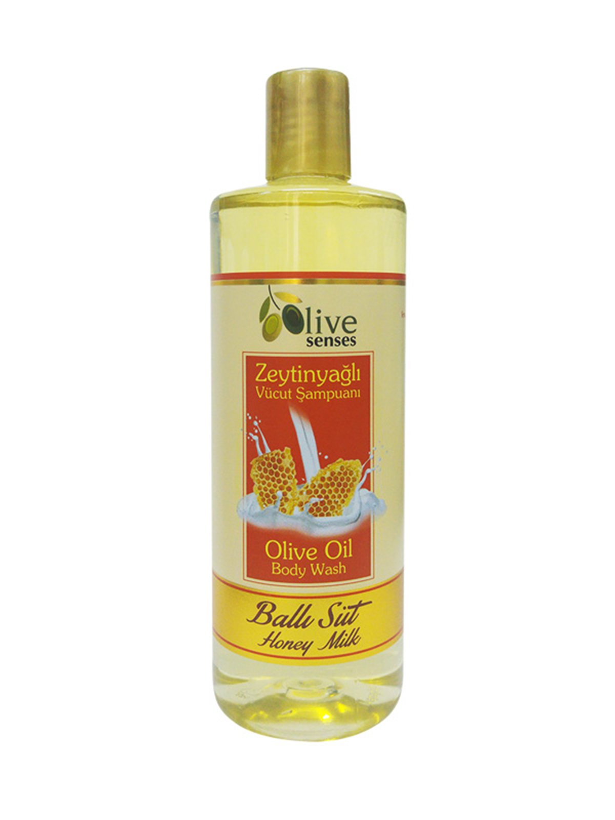 Гель для душа с оливковым маслом «Мед и молоко» для ежедневного использования (500 мл) | 4058929