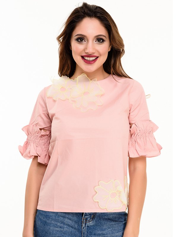 Блуза рожева | 4080163