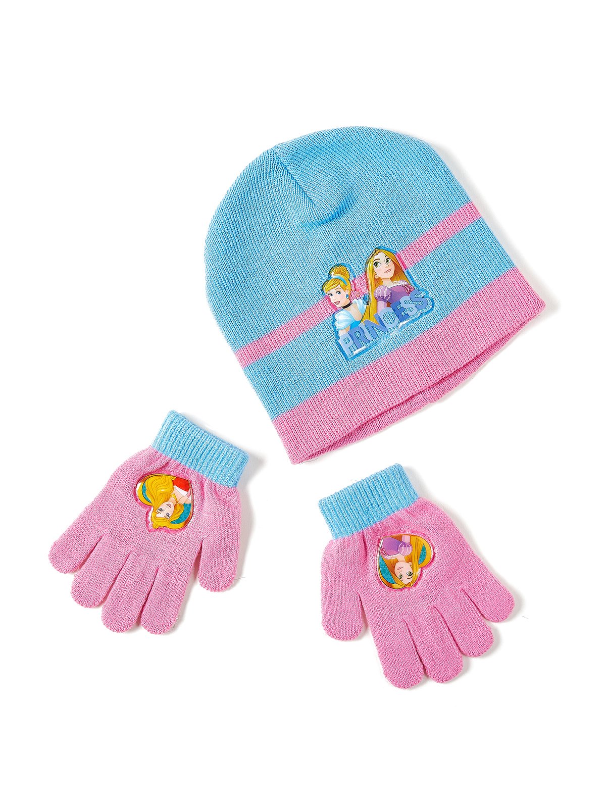 Комплект «Принцеси»: шапка і рукавички | 4093082