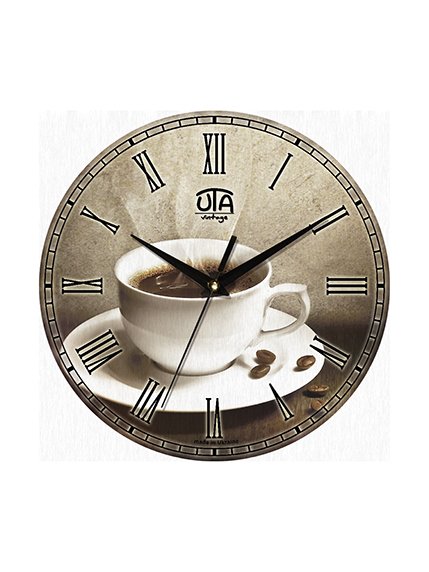 Годинник настінний круглий «Чашка кави» | 4059634