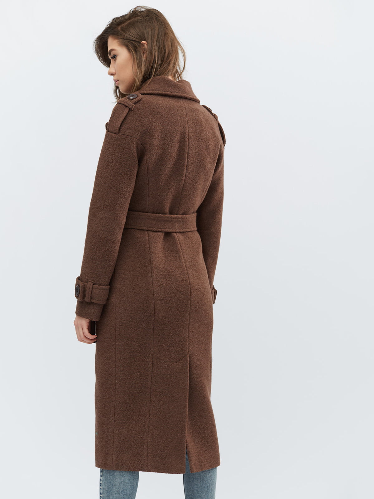 Лёгкое пальто коричневое Milano