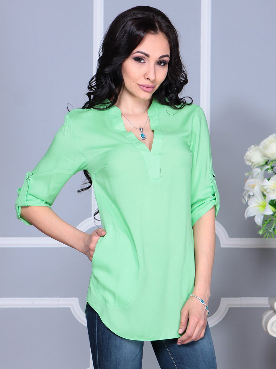 Блуза зеленая | 4160888