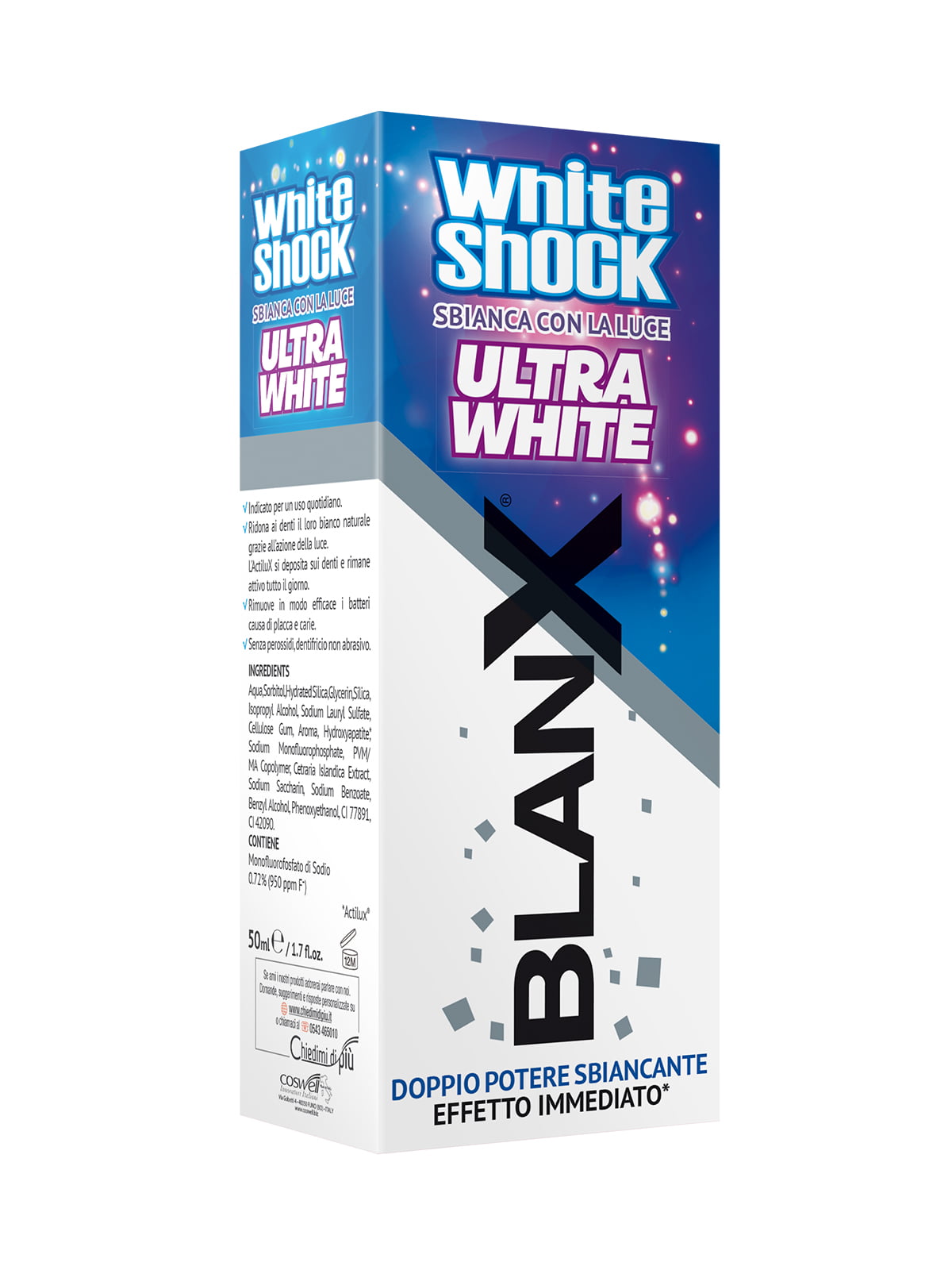Зубна паста Blanx White Shock «Ультра білизна» (50 мл) | 4055937