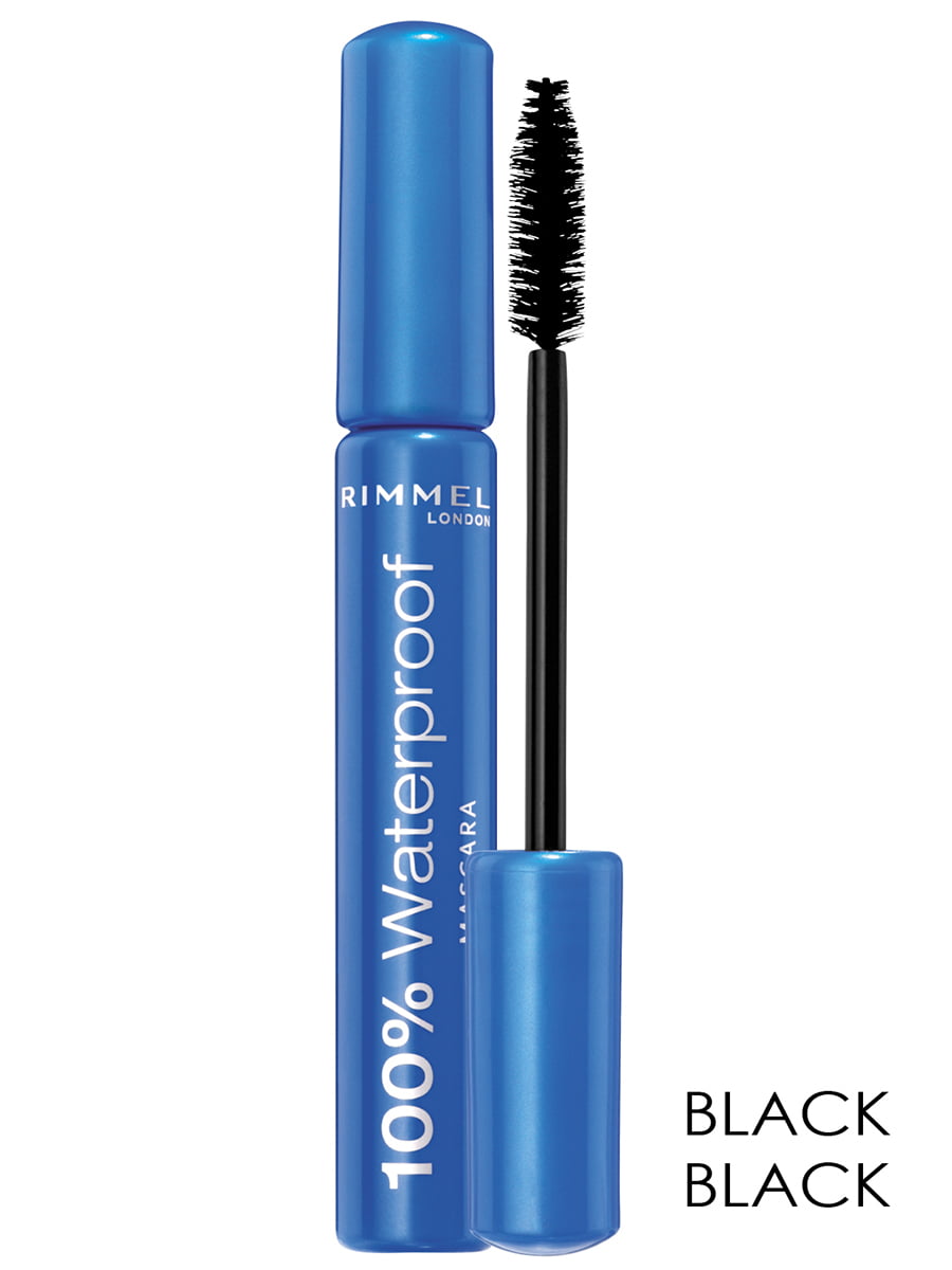 Тушь для ресниц 100% Waterproof Mascara — Black Black (8 мл) | 2138104