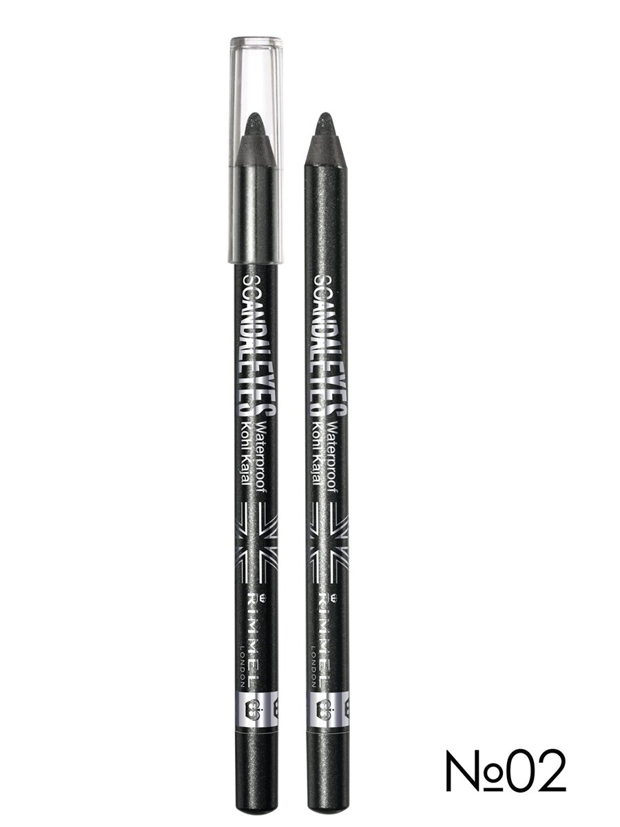 Олівець для очей Scandaleyes Waterproof №2 — sparkling black (1,2 г) | 2178950
