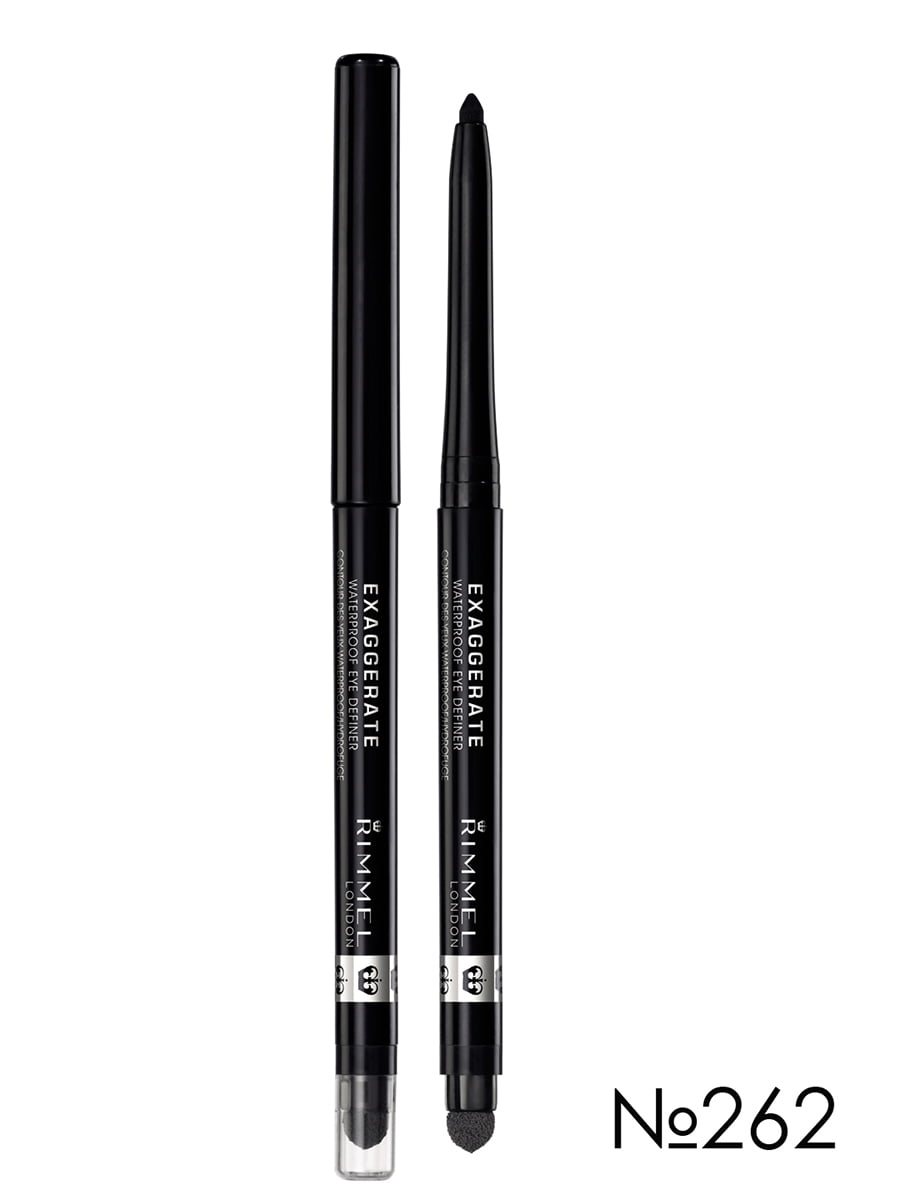 Олівець для очей Exaggerate Waterproof Eye Definer - №262 — Blackest Black (0,28 г) | 2178960
