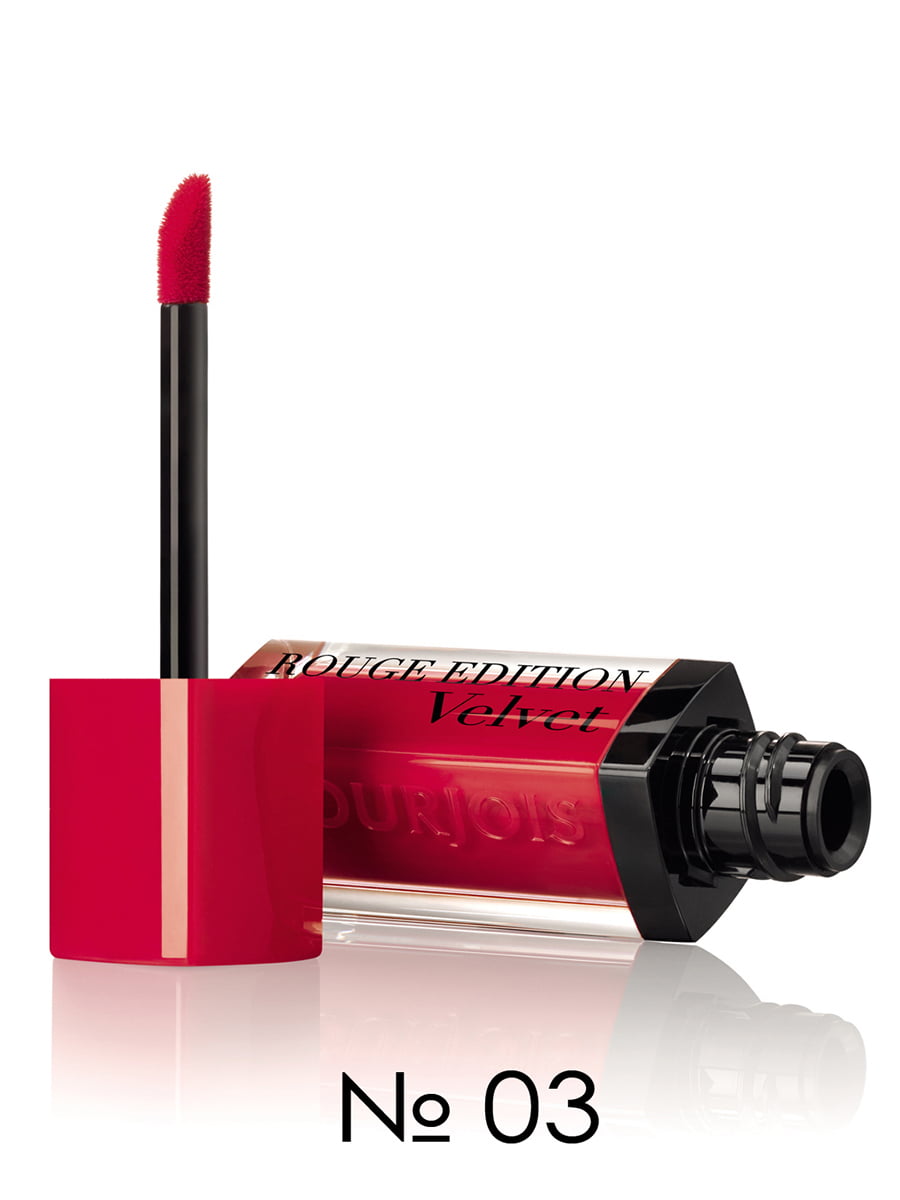 Губна помада рідка Rouge Edition Velvet Lipstick - №3 — червоний (6,7 мл) | 1122538