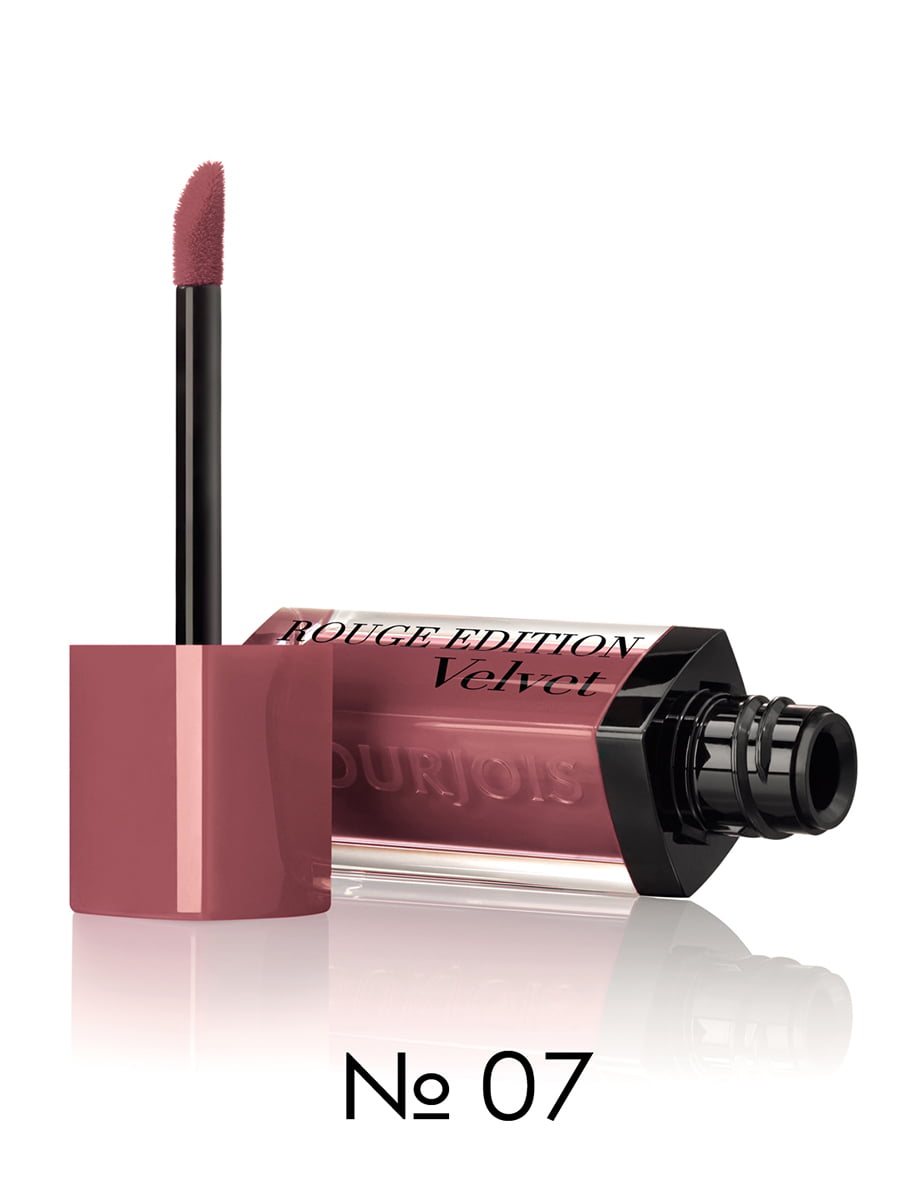 Губная помада жидкая Rouge Edition Velvet Lipstick - №7 - бежево-розовый (6,7 мл) | 1122540