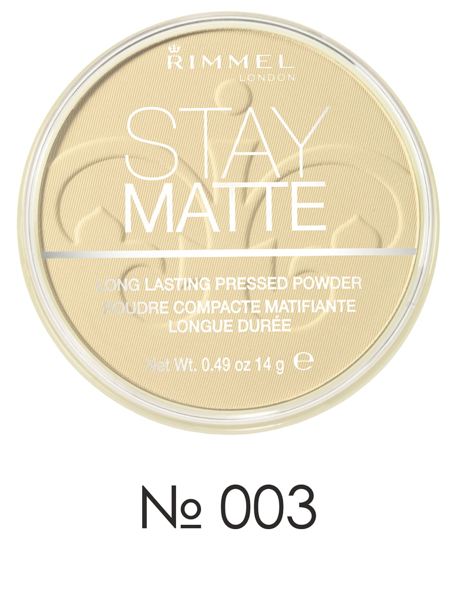 Пудра компактна Stay Matte - №03 - Peach Glow (14 г) | 2120015