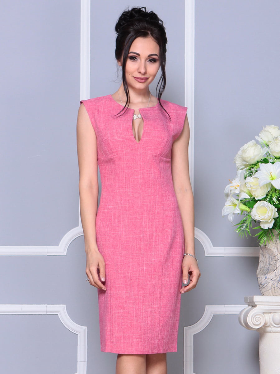 Платье-сарафан розовое | 4178056