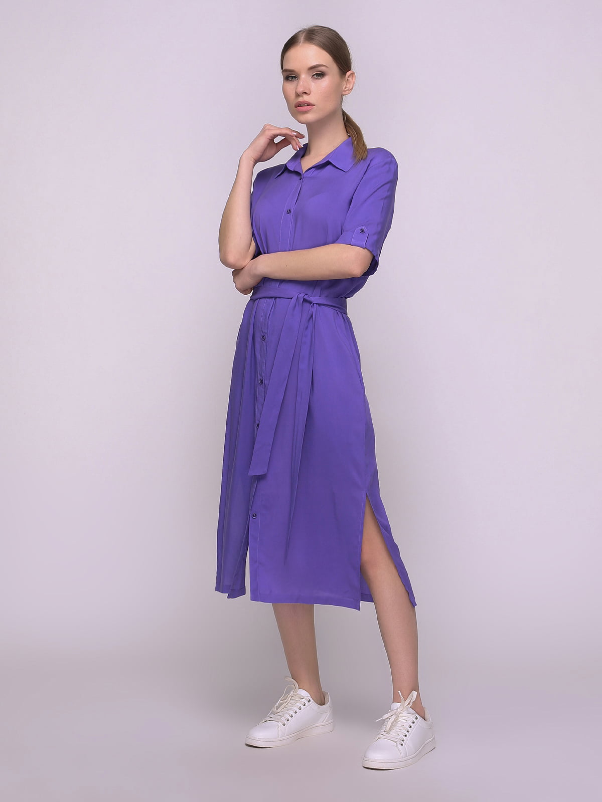 Сукня-сорочка фіолетова | 4214029