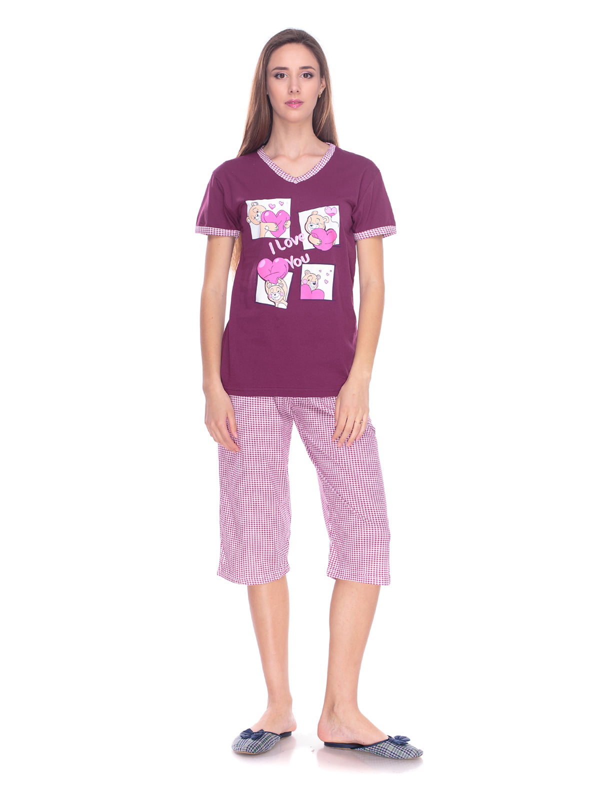 Пижама: футболка и бриджи | 4219720