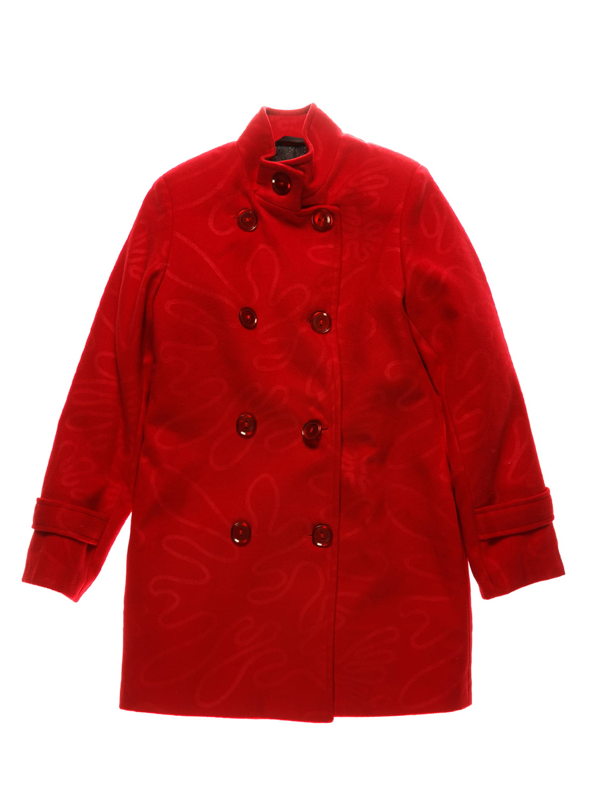 Пальто червоне утеплене | 2821662