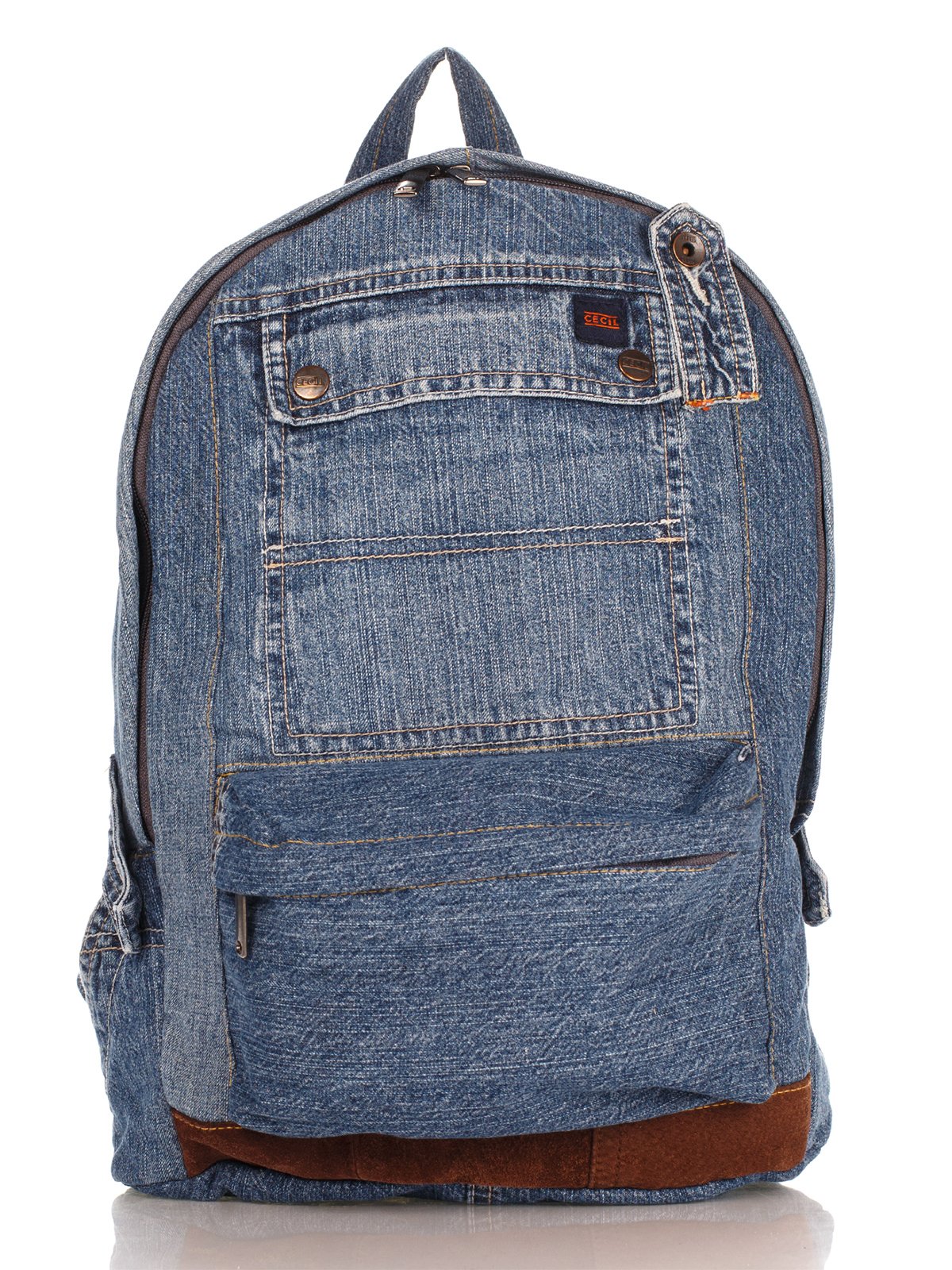 Рюкзак кольору джинсу | 4241834