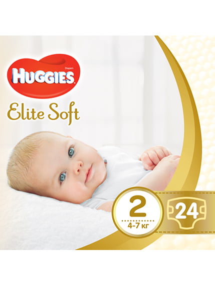 Подгузники Elite Soft, размер 2 (4-7 кг) (24 шт.) | 4246066