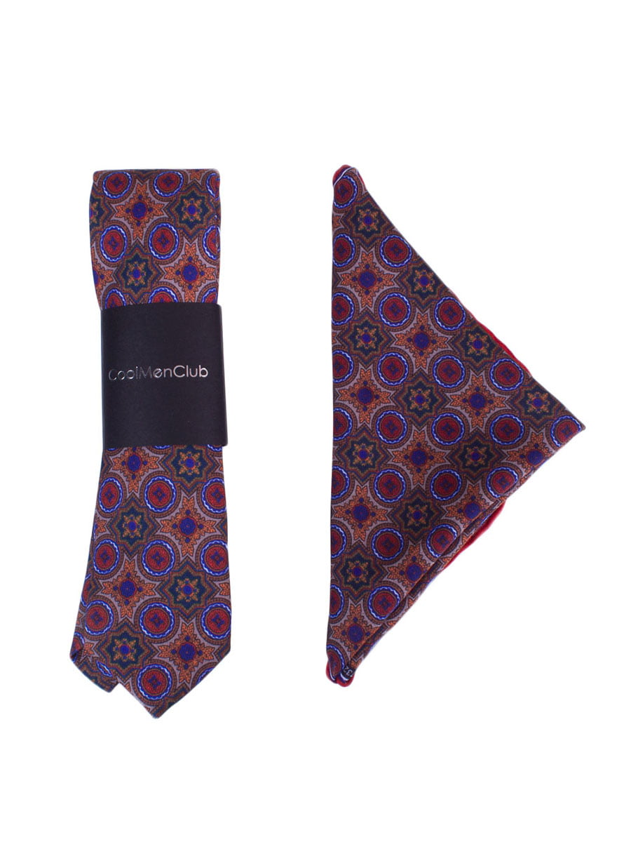 Набір подарунковий: краватка і нагрудна хустка-паше | 4301523