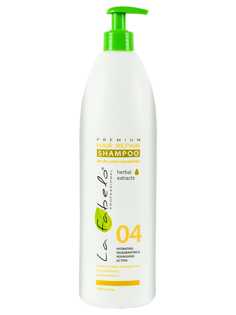Шампунь Premium 04 Hair Repair восстановление для сухих и окрашенных волос (1000 мл) | 4307349