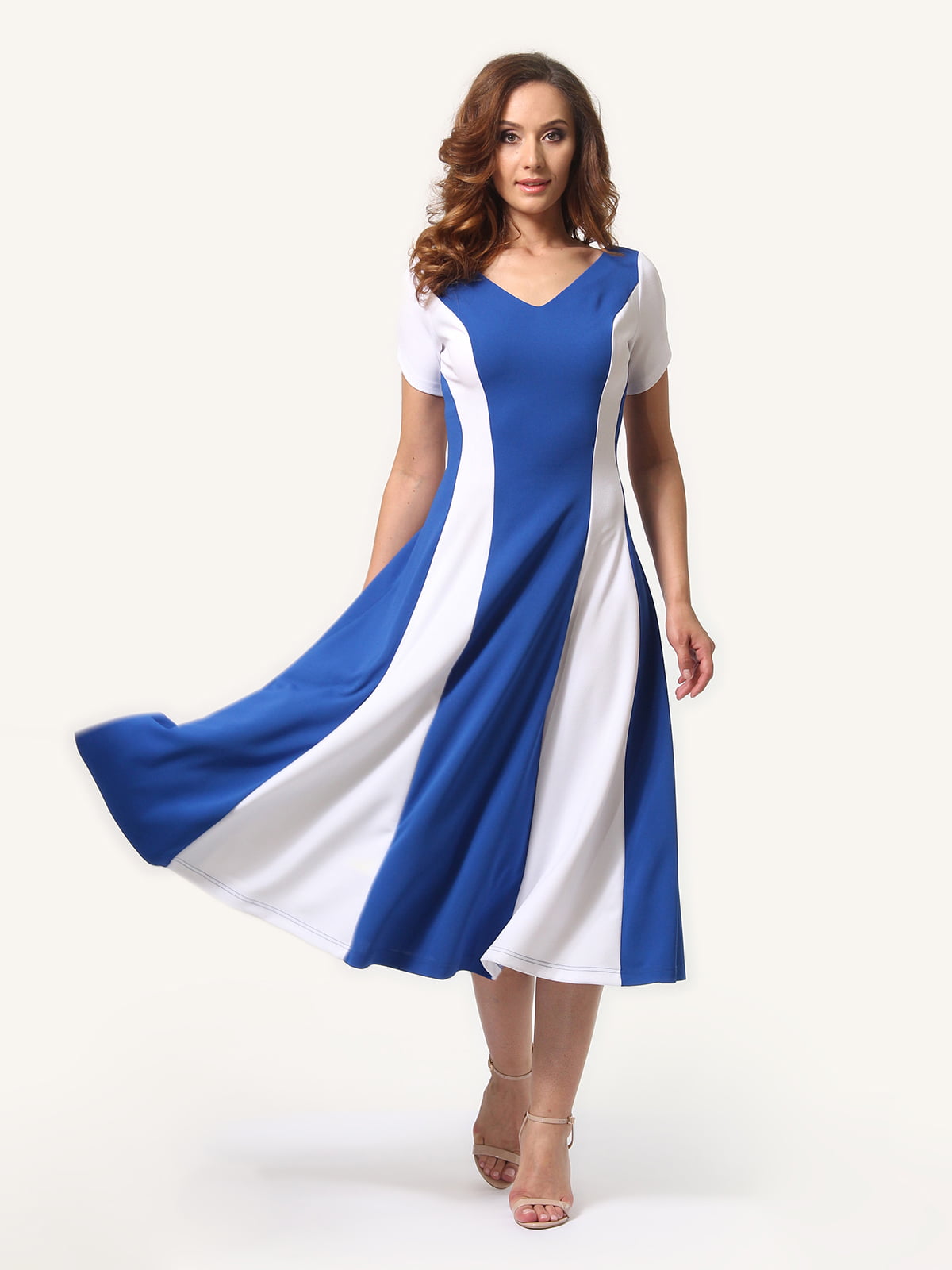 Сукня синьо-біла | 4315733