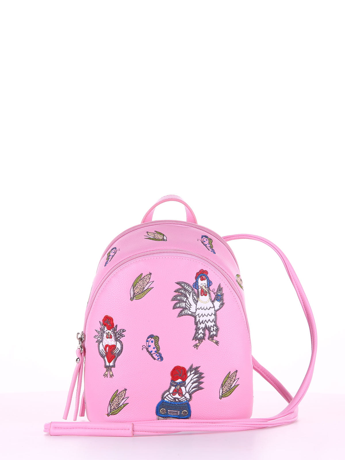 Рюкзак рожевий з вишивкою | 4334565