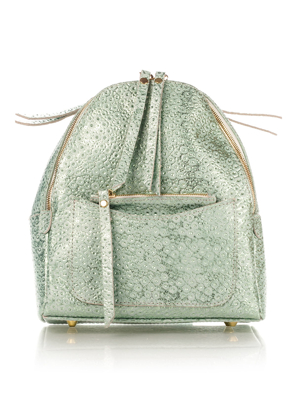 Рюкзак зеленый с тисненным рисунком | 4337450