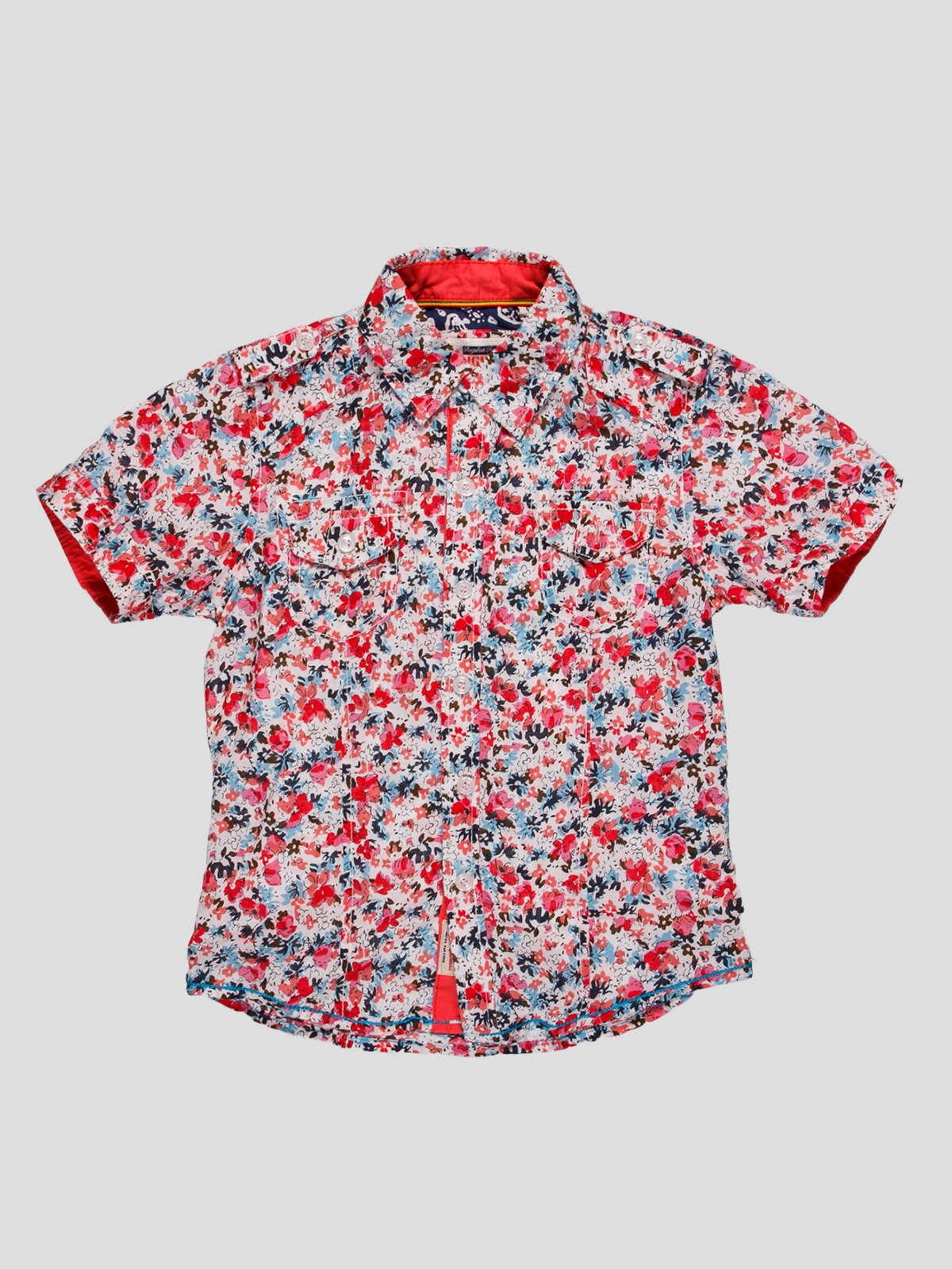 Рубашка в цветочный принт | 4349702