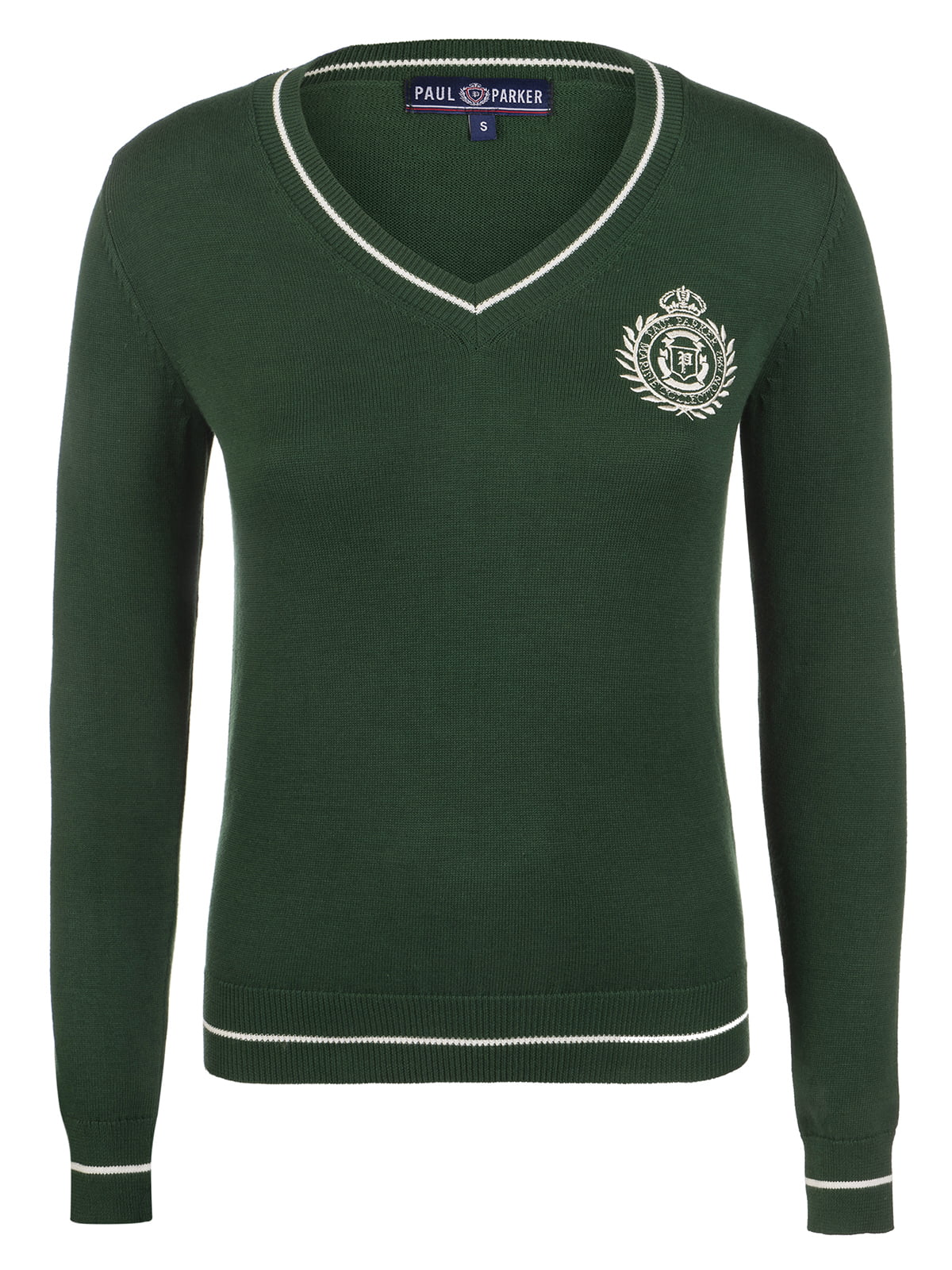 Пуловер темно-зелений | 4313516