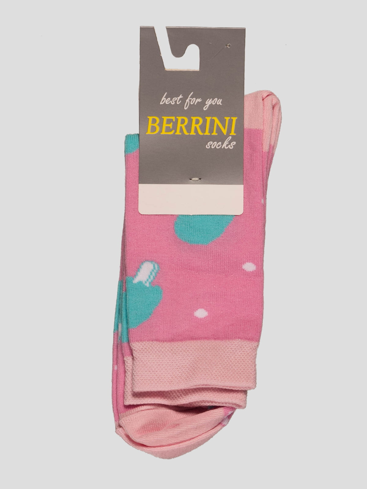 Шкарпетки рожеві в малюнок | 4398751