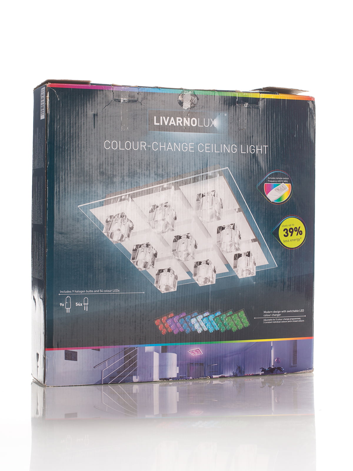 livarno lux colour change ceiling light