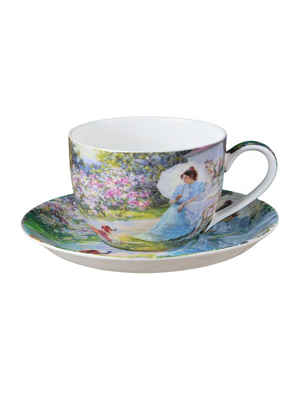 Набір чайний «Панночка в саду» (2 предмета) | 4493668