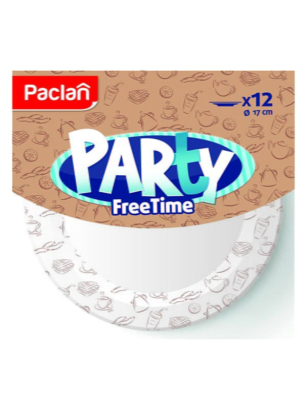 Набор тарелок бумажных Party Free Time (12 шт.) | 4498335