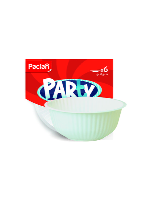 Набір тарілок пластикових для супу/салату (6 шт.) | 4498341