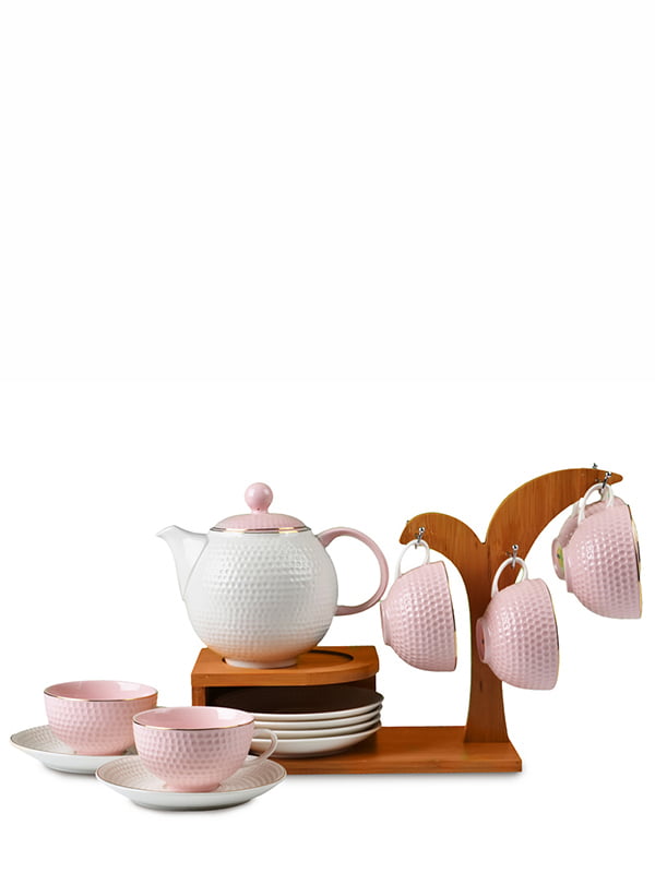 Набір чайний на підставці (13 предметів) | 4530064