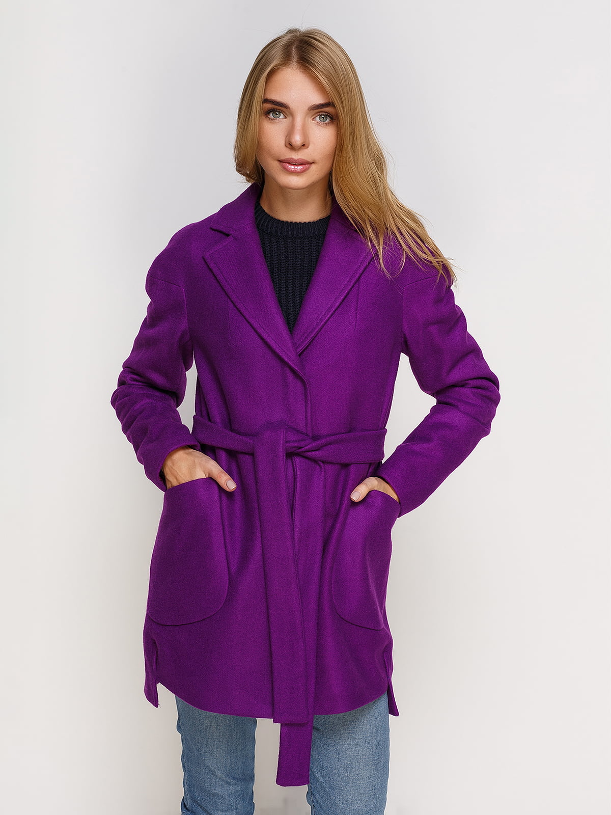 Пальто фіолетове | 4520396