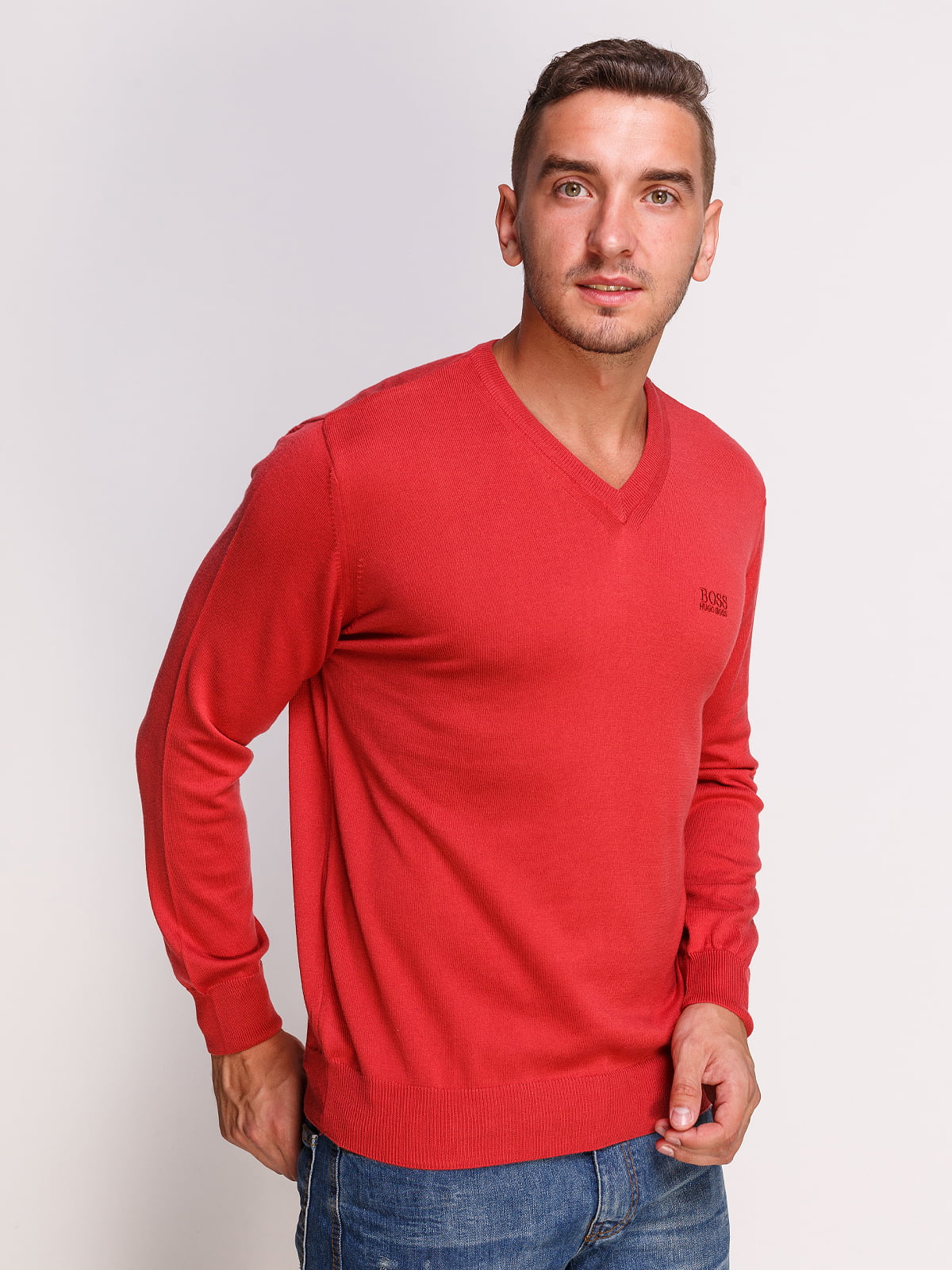 Пуловер красный | 4532497