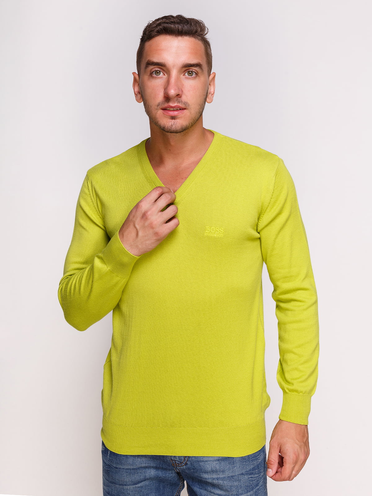 Пуловер салатового цвета | 4532496