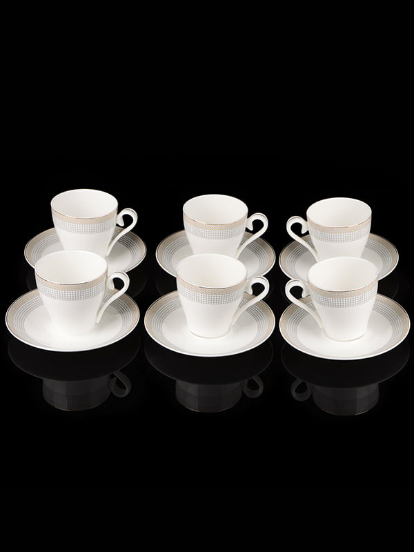Набор чайных чашек с блюдцами (12 предметов) | 4575868