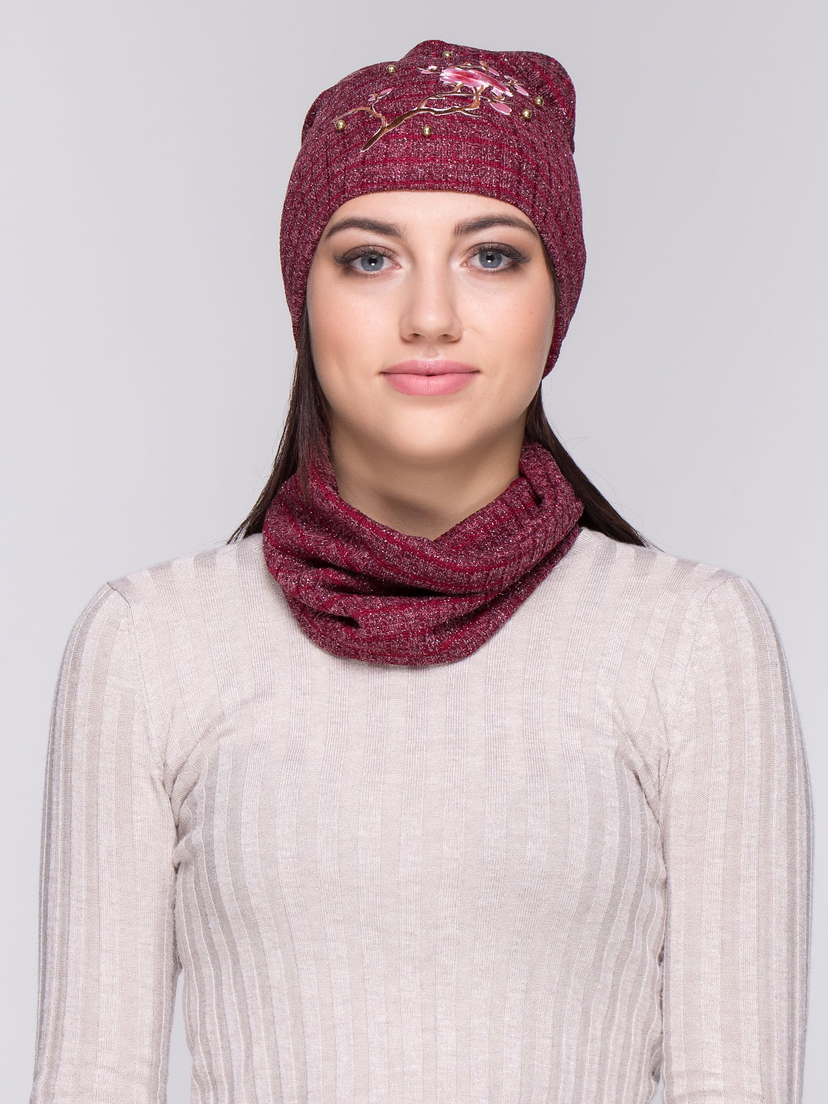 Комплект: шапка и шарф-снуд | 4577799