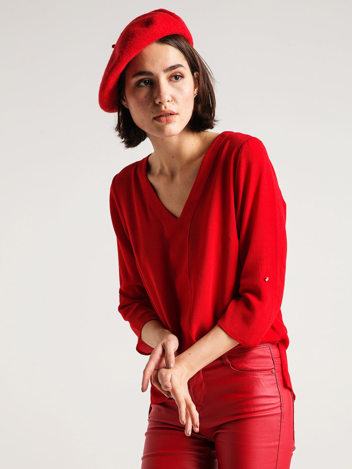 Блуза червона | 4583926