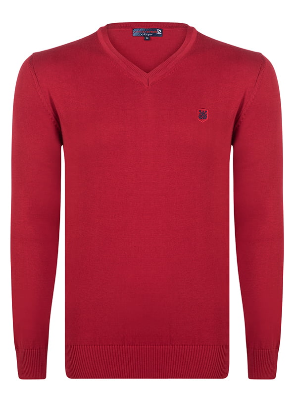 Пуловер бордовий | 4489267