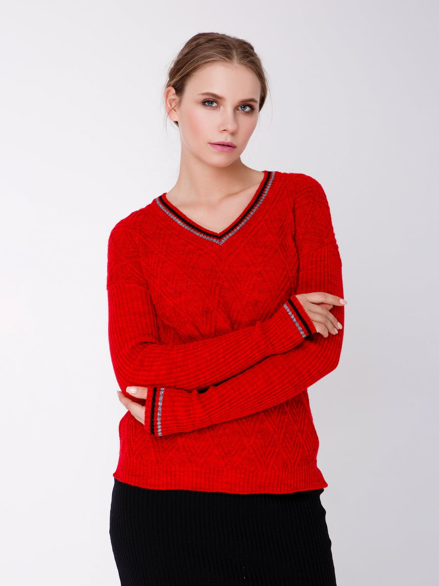 Пуловер червоний | 4519954