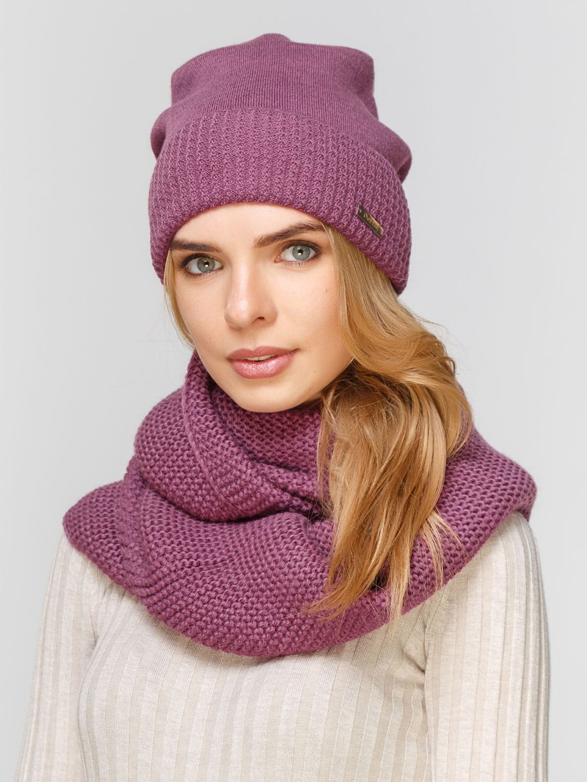 Комплект: шапка и шарф-снуд | 4595659