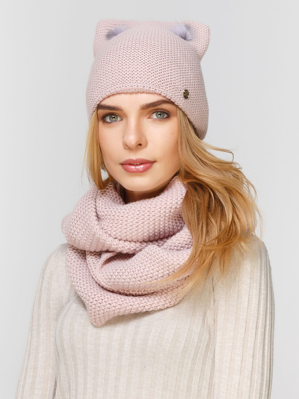 Комплект: шапка и шарф-снуд | 4595701