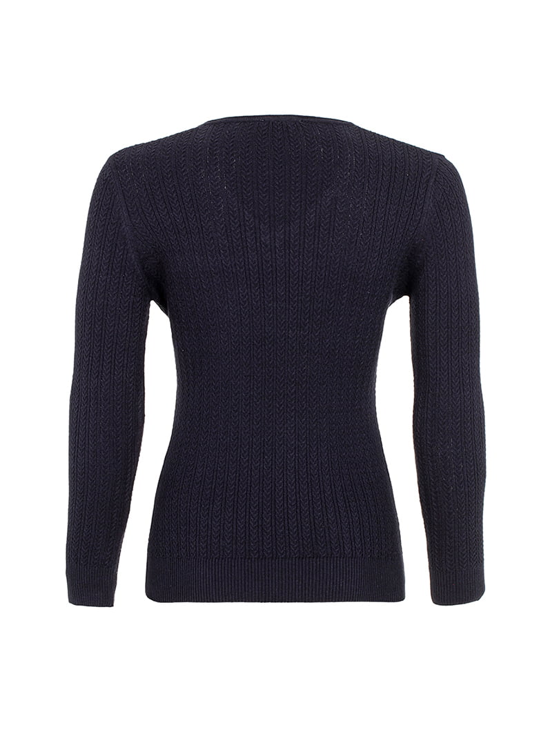 Пуловер темно-синій | 4625545