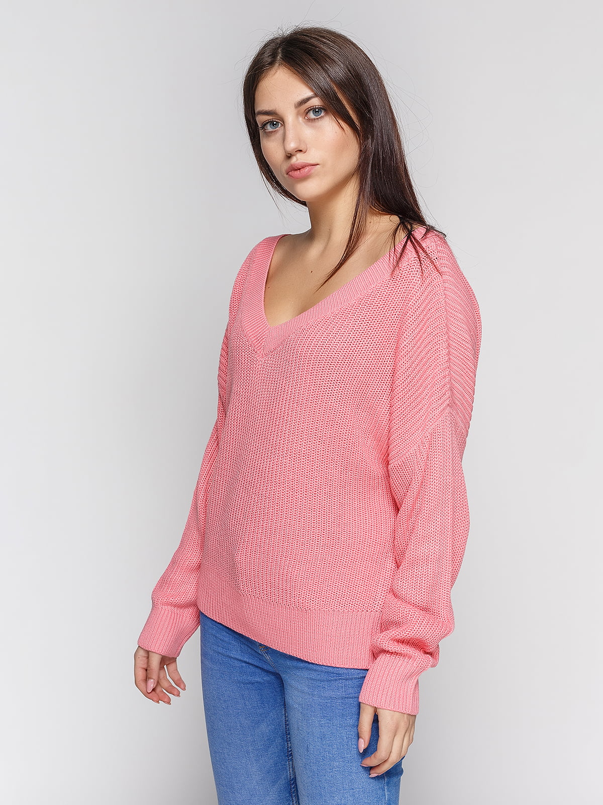 Пуловер розовый | 4599703