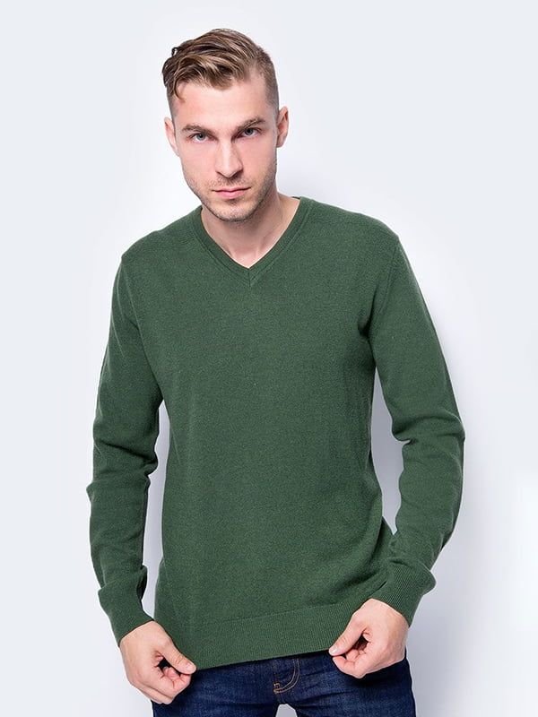 Пуловер зеленый | 4546171