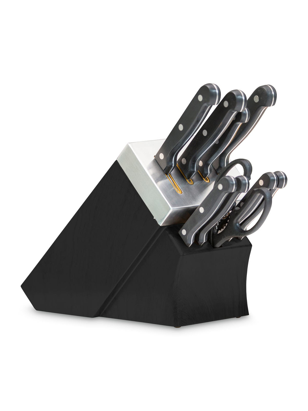 Набір ножів на підставці з вбудованою точилкою (10 предметів) | 4539270