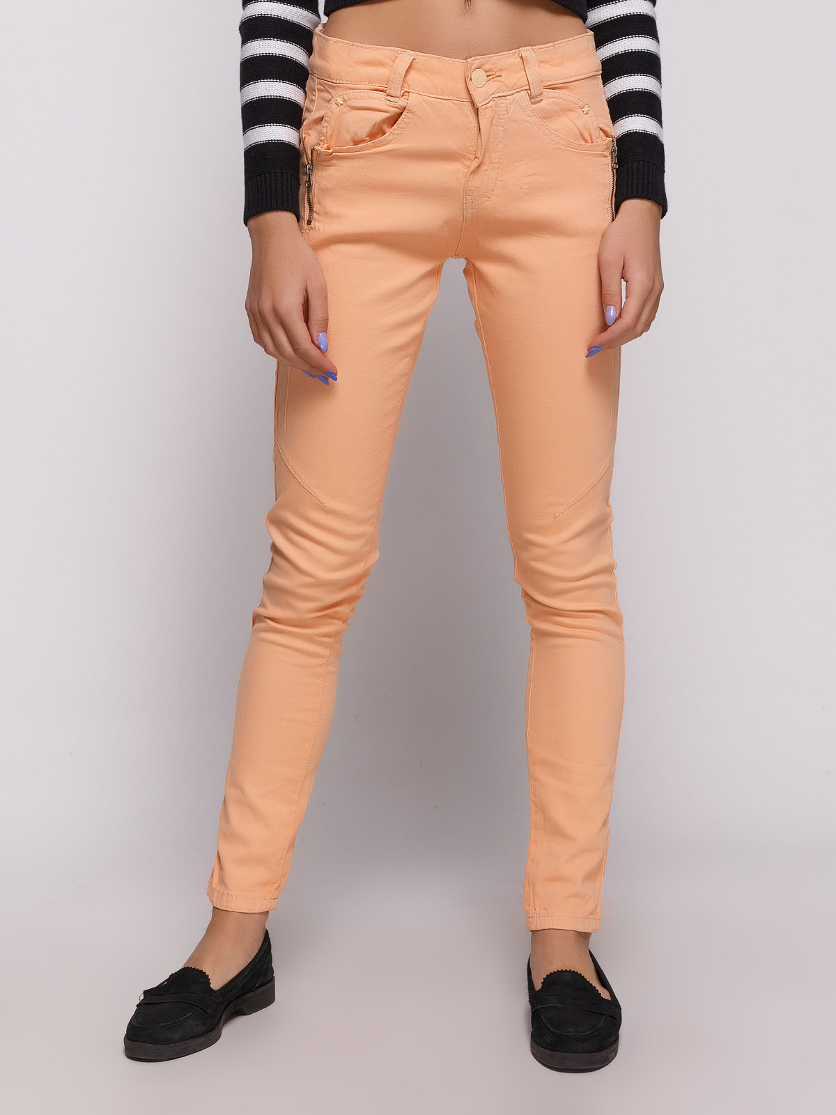 Штани персикового кольору | 4627209