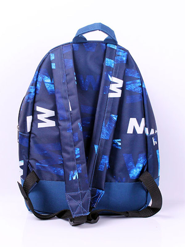 Рюкзак синій в принт | 4680081