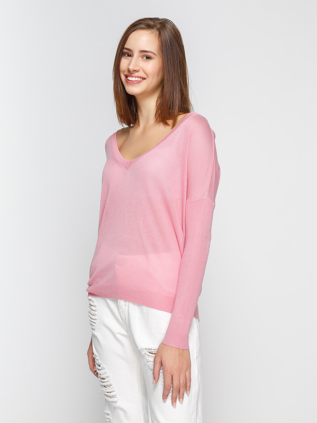 Пуловер рожевий | 4651763